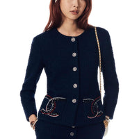 CHANEL Knitwear Women's Blue