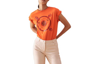HERMES T-Shirts Women's Orange