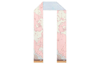 LOUIS VUITTON Silk Scarves Women's Light Pink