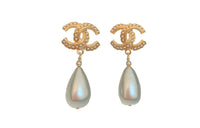 CHANEL Earrings Women's Gold