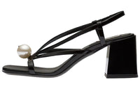 MIU MIU One Strap Sandals 6.5cm Women's Black