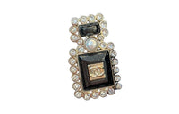 CHANEL Brooches Unisex Black