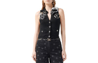 CHANEL Vests Women's Black