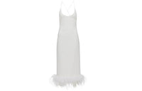 MIU MIU FW22 Sleeveless Dress Women's White