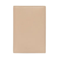 Loro Piana Calfskin Passport Holder Women's Beige Yellow