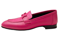HERMES Paris Loafers Women's Pink
