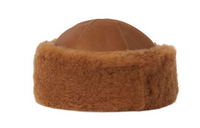 Loro Piana Long-Haired Sheepskin Leather Hats & Caps Women's Brown