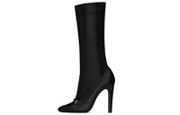 SAINT LAURENT Camden Square-toe Boots
