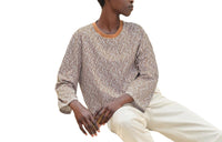 HERMES Drop Shoulder Sleeve T-Shirt Women's Chestnut Brown