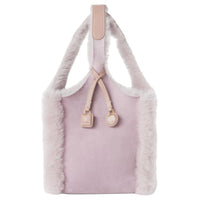 Loro Piana Shearling Sheepskin Handbag Women's Dawn Pink
