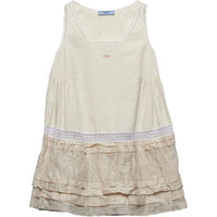 PRADA SS24 Sleeveless Dress Women's Beige