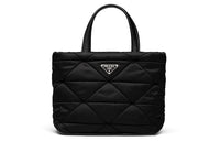 PRADA Nylon Fabric Tote Bag, Shopping Bag, Handbag Women's Black