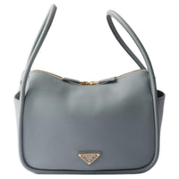 PRADA Leather Handbag Women's Ivory