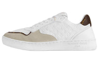 LOUIS VUITTON Low-Top Skateboard Shoes Women's White