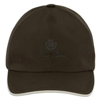 Loro Piana Cotton Polyester Baseball Caps Men's Green