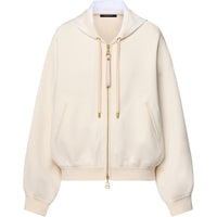 LOUIS VUITTON Monogram Accent Knit Hoodie