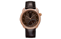 HERMES Arceau Wrist Watch Automatic Mechanical Movement Crocodile Leather Strap 43mm Gray Dial Men's Watches