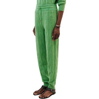 HERMES SS25 Knitted Sports Pants Women's Green