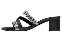 HERMES Slide Slippers Women's Black
