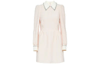 MIU MIU Long-Sleeved Dresses Women's White