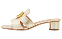 DIOR 30 Montaigne Slide Slippers 3.5cm Women's Gold