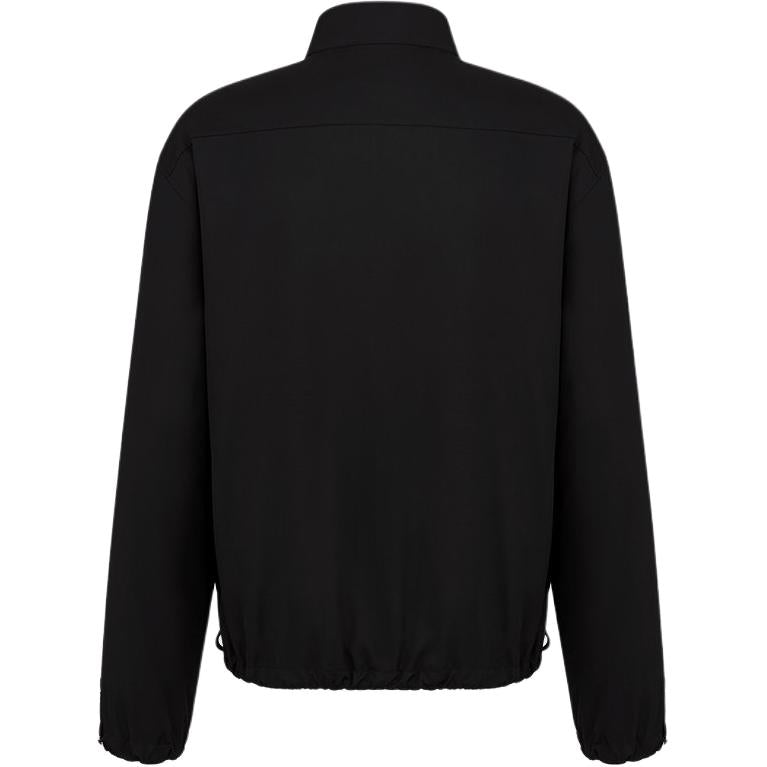 DIOR SS25 Christian Dior Couture Embroidery Pullover Sweatshirt Men's Black