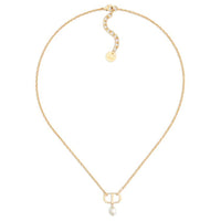 DIOR Resin Pearls Necklaces Women's Gold