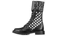 DIOR D-Trap Ankle Boots 3cm Women's Black
