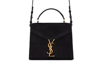 SAINT LAURENT CASSANDRA Leather Shoulder Bag Crossbody Bag Handbag Mini Women's Black