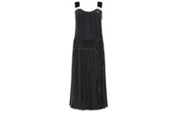 PRADA 2000s Striped Midi Dress