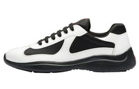 PRADA Cushioning Low-Top Sports Casual Shoes Men's Black White