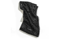 CHANEL Shawls Women's Black/White