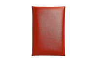HERMES Calvi Box Calfskin Card Holder Unisex 36 Brick Red