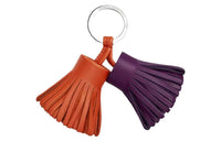 HERMES Keychains Unisex Orange/Purple