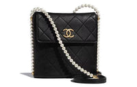 CHANEL Gabrielle Calfskin Crossbody Bag Shoulder Bag Women's Black