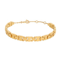 CELINE Nickel Brass Bracelets Women's Gold