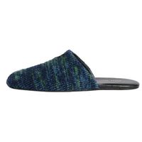 MIU MIU Closed Toe Slippers Women's Sea Blue