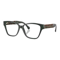 CHANEL Acetate Square Eyeglass Frames Women's Blue