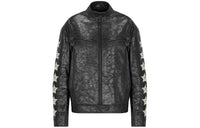DIOR SS24 Leather Jacket Women's Black