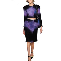 CHANEL Casual Long Skirts Women's Blue