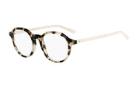 DIOR Plastic Oval Eyeglass Frames Women's Tortoiseshell