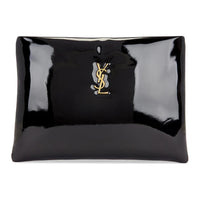 SAINT LAURENT Patent Leather Clutch Women's Black