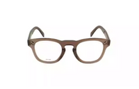 CELINE Acetate Irregular Shape Eyeglass Frames Men's Brown
