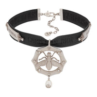 DIOR Metal Necklaces Women's Black