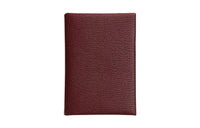 HERMES Calvi Mysore Goat Skin Card Holder Women's 55 Rouge Hermes Red