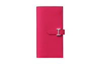 HERMES Bearn Epsom Calfskin Wallet Women's Bright Pink