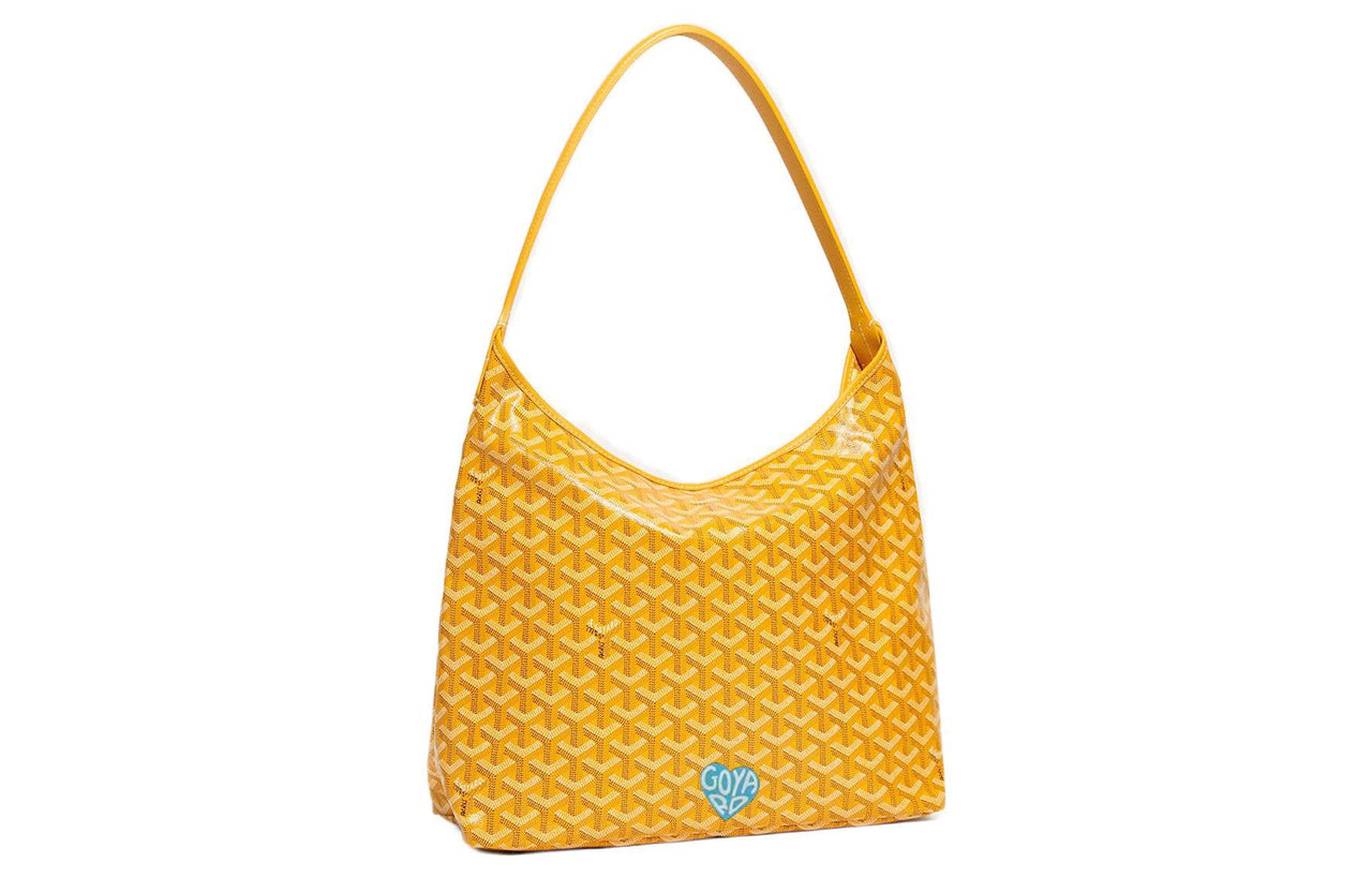 GOYARD Bohème Hobo Canvas With Leather Shoulder Bag Combo Bag Handbag, Shoulder Bag Women's