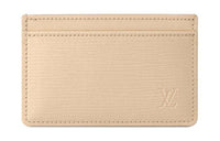 LOUIS VUITTON Epi Leather Card Holder Women's Beige