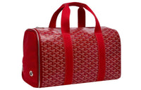 GOYARD VOLTIGEUR Canvas With Leather Pet Bag Portable Luggage Bag Check-in Bag Medium Size Unisex Red