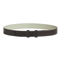 HERMES Calfskin Leather Belts Men's Brown 3.2cm